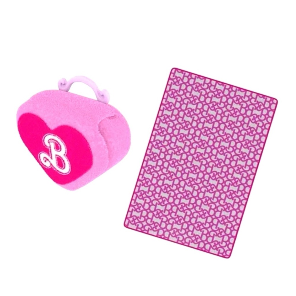 NEW 90’s Design Barbie Plush Purse With Plush Blanket inside! 💕🩷